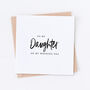 Daughter Wedding Bridal Card, thumbnail 1 of 5