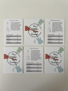 Six Strings Top Trumps, 7 of 8