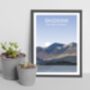 Skiddaw Lake District Landscape Art Print, thumbnail 1 of 3