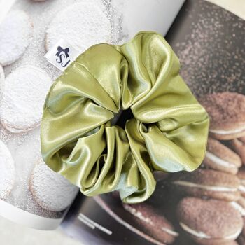 Three Pack Mixed Satin Scrunchie And Headband Set, 2 of 12