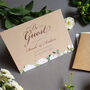 Be Our Guest Kraft Wedding Invitations Sample, thumbnail 9 of 11