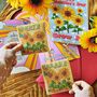 Personalised Sunflower Competition Valentine's Day Card, thumbnail 9 of 11