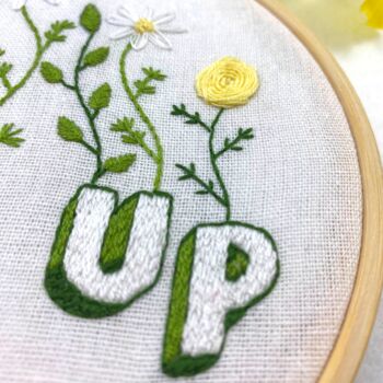Rise Up Beginners Embroidery Kit, 7 of 12