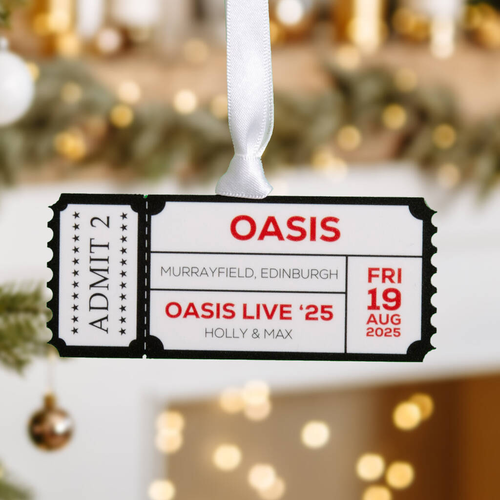 Personalised Event Ticket Decoration, 1 of 8