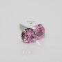 Sterling Silver Birthstone Stud Earrings For Her October Birthstone Earrings Gift, thumbnail 4 of 7