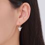 Highland Cow Drop Dangling Earrings In Sterling Silver, thumbnail 3 of 11