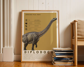 Diplodocus | Dinosaur Art Print, 4 of 8