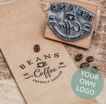 Large Custom Logo Rubber Stamp | Company Stamp, 2 of 9