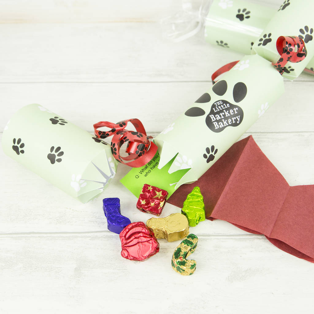 Luxury Christmas Cracker For Dogs By The Little Barker Bakery