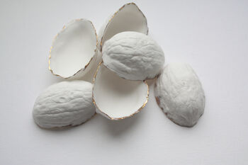 Walnut Shells From Stoneware Fine Bone China, 2 of 3