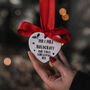 First Married Christmas Personalised Decoration, thumbnail 1 of 3