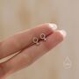 Sterling Silver Female Symbol Stud Earrings, thumbnail 6 of 12