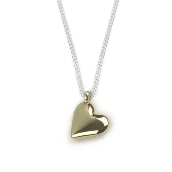 Gold Coloured Heart Necklace, 2 of 3