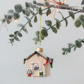 Garden Shed Christmas Tree Decoration, 4 of 6