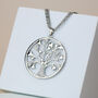 Heart And Tree Of Life Pendant Chain Necklace, thumbnail 4 of 5