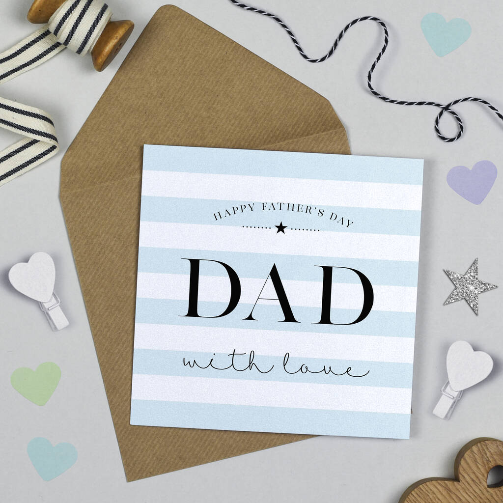 Happy Father's Day Dad Card By Michelle Fiedler Design