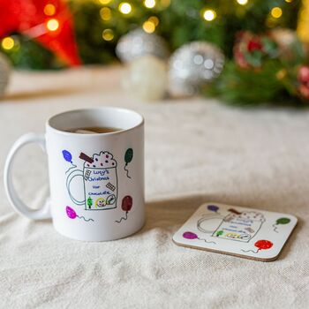 Personalised Christmas Mug With Child's Drawing, 4 of 12