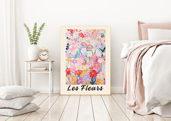 Les Fleurs Flower Art Print, 2 of 3