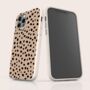 Beige Dots Biodegradable Phone Case, thumbnail 3 of 7