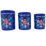 Hand Painted Tea Coffee Sugar Canister Trio, thumbnail 1 of 8