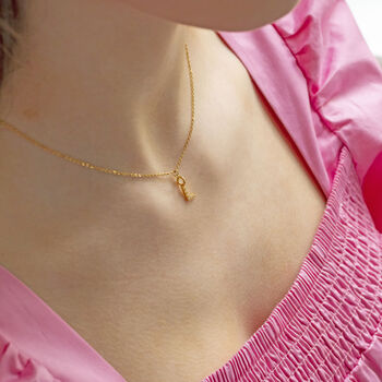 Dainty Pearl Initial Necklace, 6 of 12