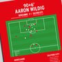 Aaron Wildig Goal – Morecambe Vs Salford City – League Two 2021 Print, thumbnail 2 of 2