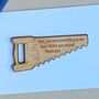 'Dad, You Saw Something In Me' Wooden Token And Card, thumbnail 2 of 2