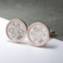 1936 90th Birthday Sixpence Coin Cufflinks, thumbnail 3 of 4