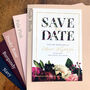 Retro Roses Wedding Stationery // Floral Wedding Invite, thumbnail 9 of 9