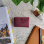 Dark Cherry Red Leather Wallet, thumbnail 4 of 8