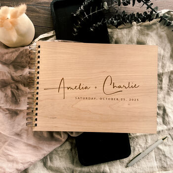 Bespoke Wooden Guest Book Alternative, 10 of 10