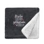 Snowflake Wishes Cosy Home Christmas Snuggle Blanket, thumbnail 9 of 9