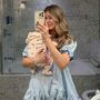 The Bonnie Ruffle Sleep Set Sky Gingham, thumbnail 6 of 6