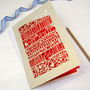 Personalised Papercut Floral Engagement Card, thumbnail 8 of 8