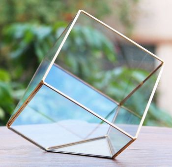 Succulent Glass Cube Terrarium Kit, 4 of 5
