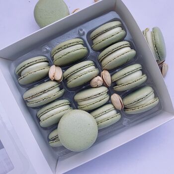 Pistachio Green Macarons Gift Box Of 12, 3 of 3