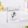 Personalised Amazing Teacher Gift Acrylic Plaque Keepsake, thumbnail 3 of 5