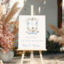 Wedding Welcome Sign With Crest, thumbnail 6 of 9