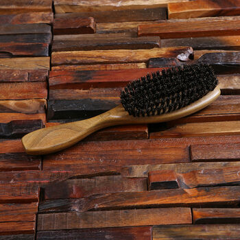 Personalised Natural Wood Hair Brush, 2 of 4