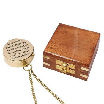 Personalised Compass Gift For Retirement, 7 of 11