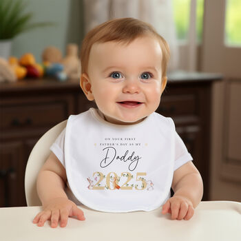 First Father’s Day Gift Daddy Bodysuit Or Bib, 3 of 6