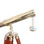 Personalised Double Barrel Telescope With Wooden Tripod, thumbnail 7 of 8