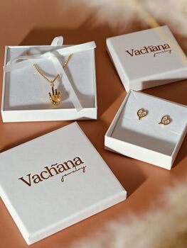 Tulip Flame Necklace And Earrings Sets, 11 of 11