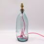 Recycled Blown Glass Lamp | 41cm | Eight Colours, thumbnail 3 of 12