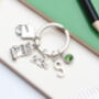 2025 Diploma Graduation Keyring, Personalised Gift Keepsake, Masters Degree, thumbnail 5 of 8