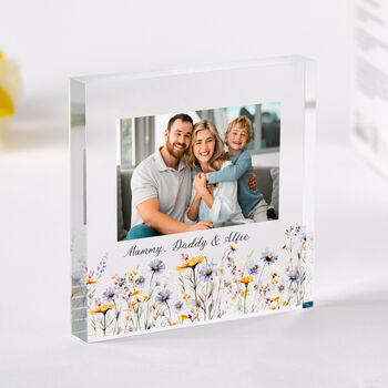Gift For Mummy Personalised Acrylic Photo Plaque, 2 of 2