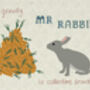 Rabbit Character Children's Birthday Card, thumbnail 2 of 2