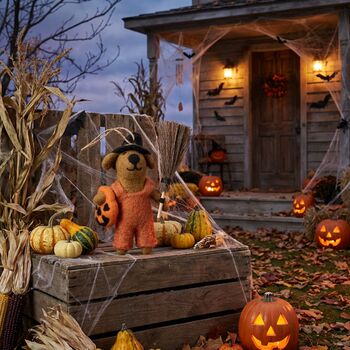 Handmade Felt Draco The Dog Decoration, 5 of 5