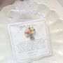 Get Well Soon Gift Enamel Pin Card – Everlasting Flower Bouquet Pin With Poem – Thinking Of You / Speedy Recovery Gift, thumbnail 5 of 12