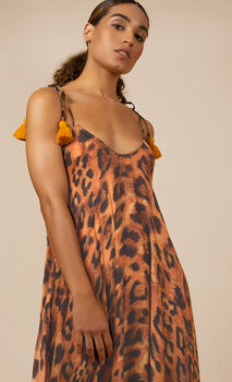 Bella Leopard Print Jumpsuit, 6 of 6